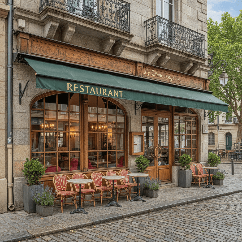 Restaurant 400m² à Angers : extraction