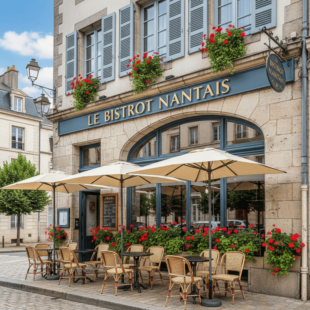 Restaurant à Nantes : terrasse - extraction