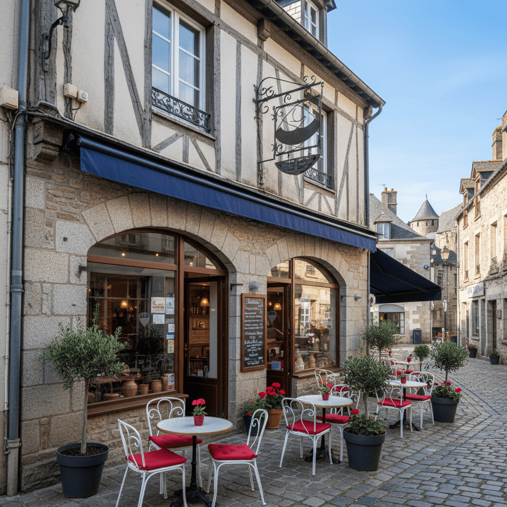 Restaurant 98m² à Guérande : terrasse