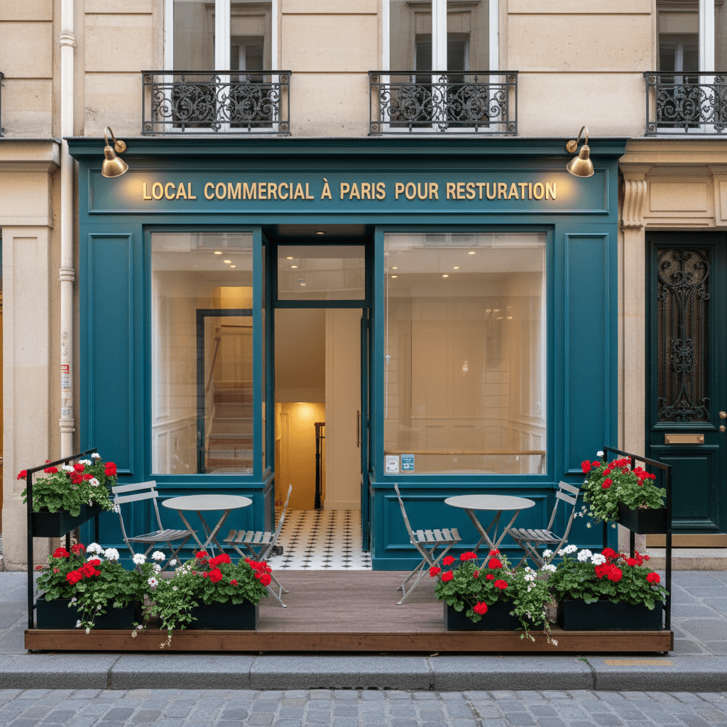 Local Commercial à Paris pour Restauration