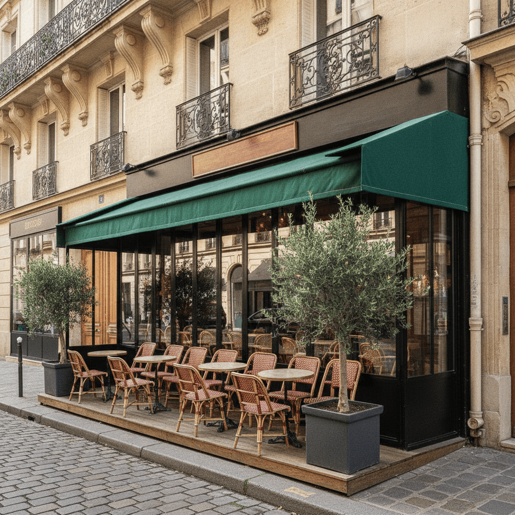 Restaurant 78m² à Paris : extraction