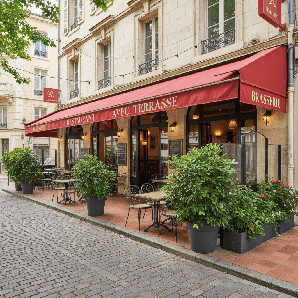 Restaurant 38m² à Toulon : terrasse - licence IV