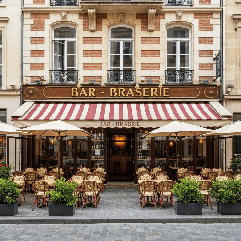 Bar-brasserie à Nantes : terrasse - licence IV