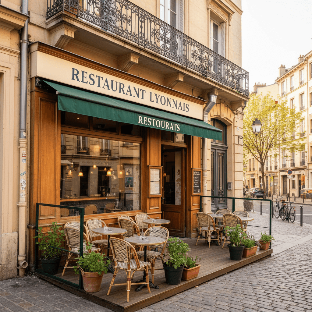 Restaurant à Lyon : terrasse - extraction