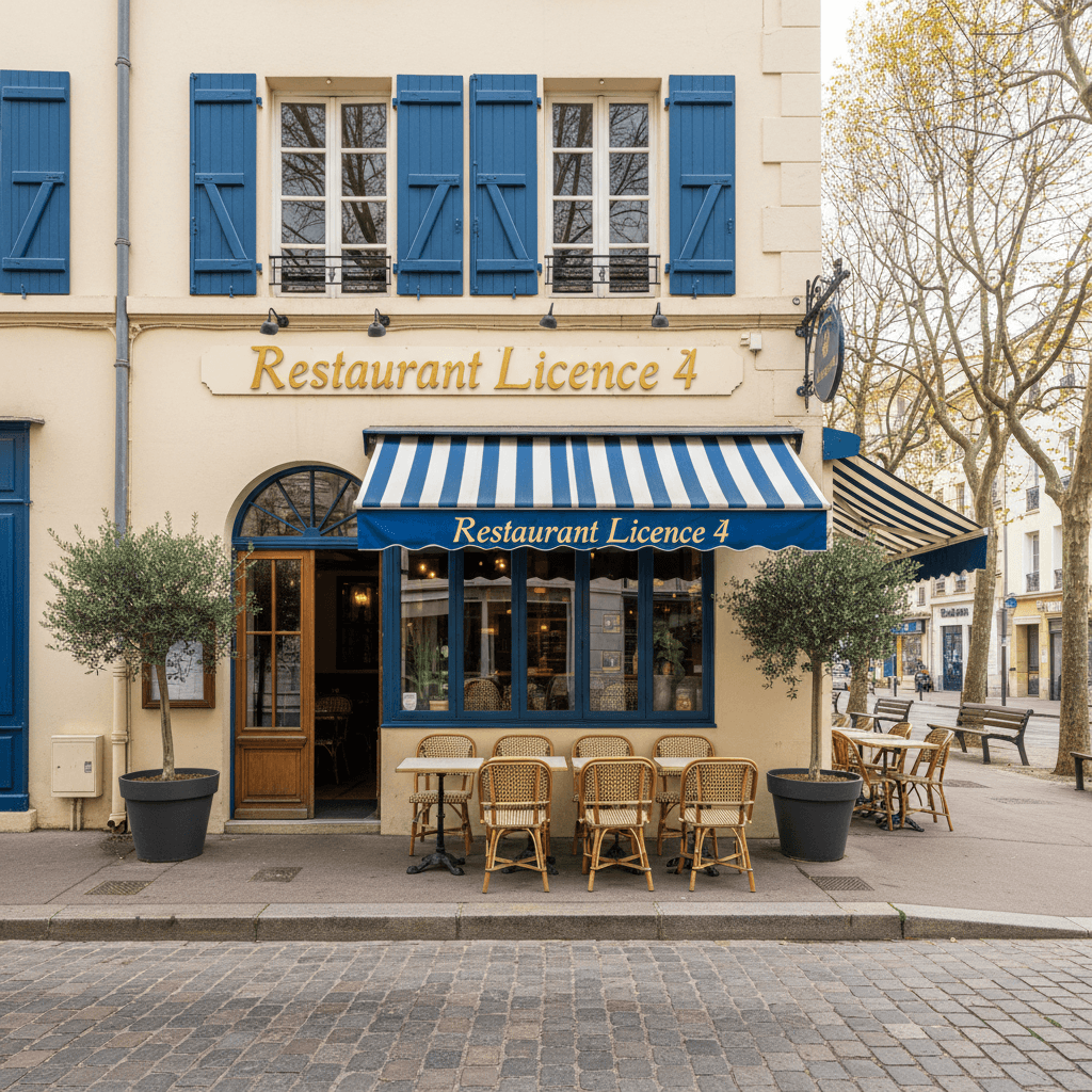 Restaurant à Toulon : terrasse - licence IV