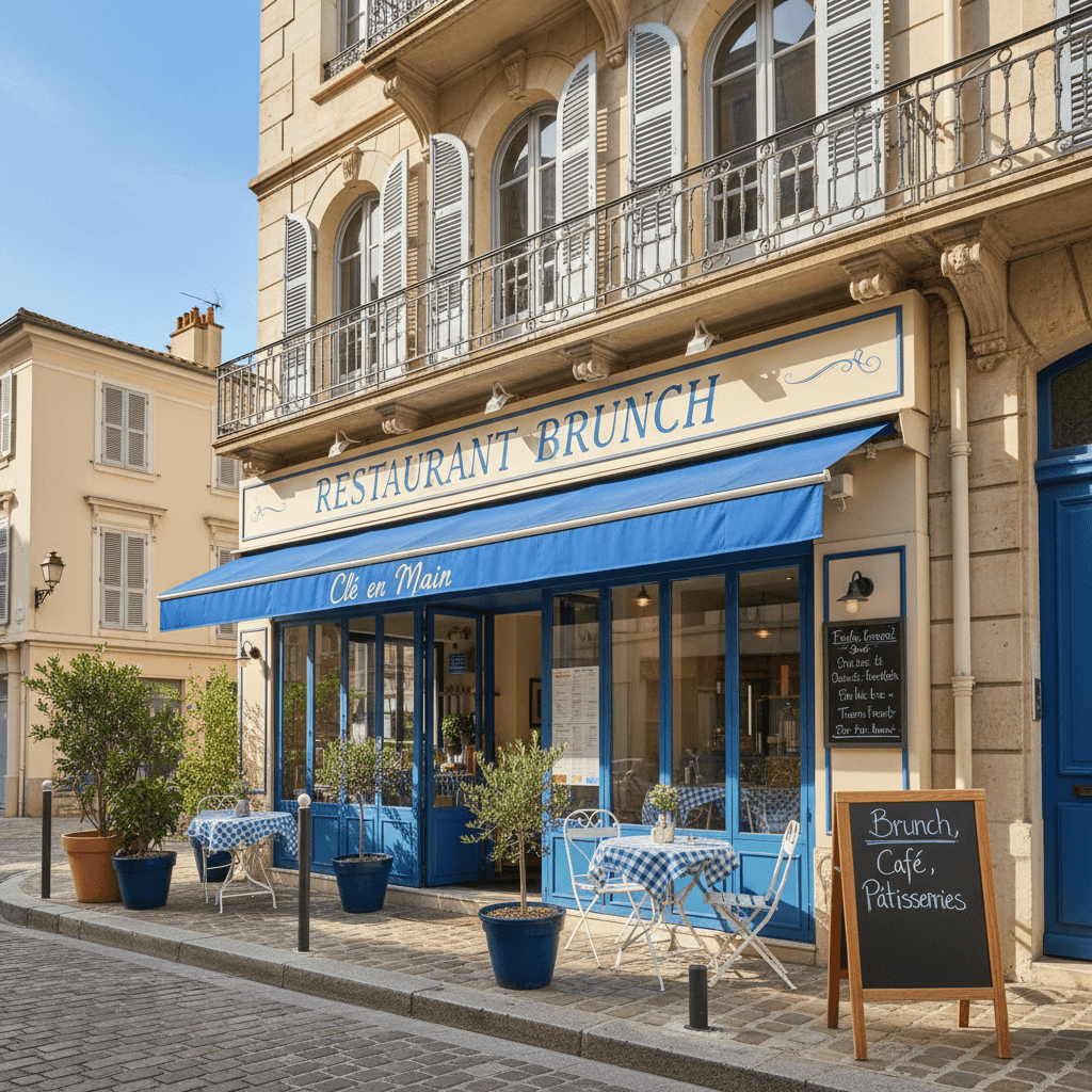 Restaurant 30m² à Nice : terrasse - licence IV