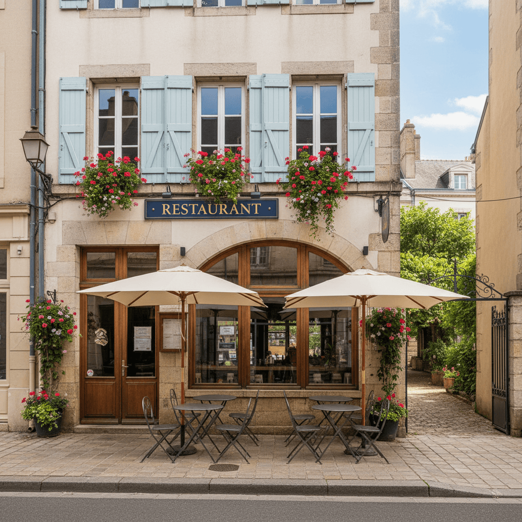 Restaurant 60m² à Nantes : terrasse - licence IV