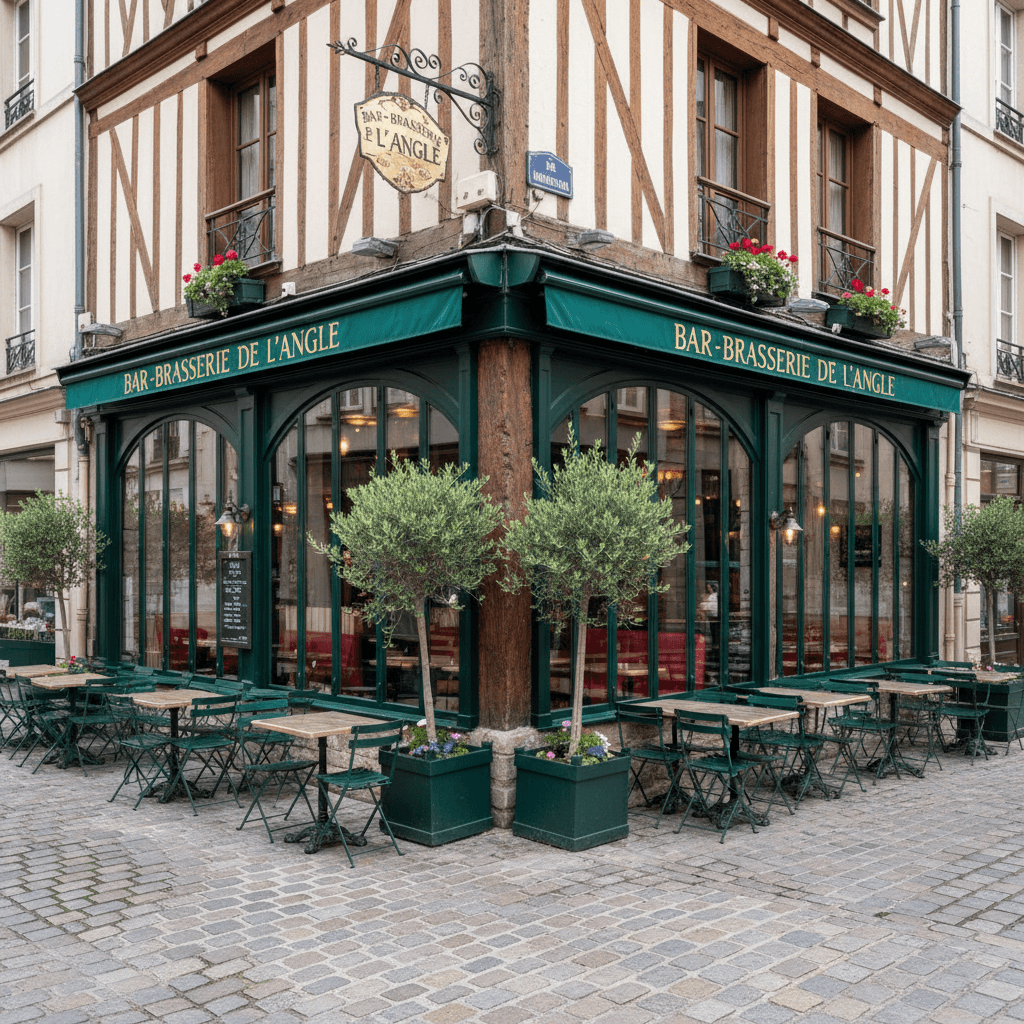Bar-brasserie à Rouen : terrasse - licence IV