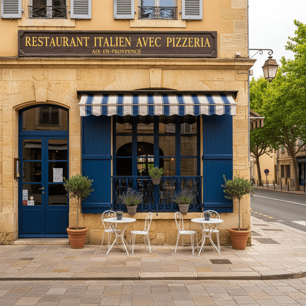 Restaurant à Aix-En-Provence : terrasse - licence IV
