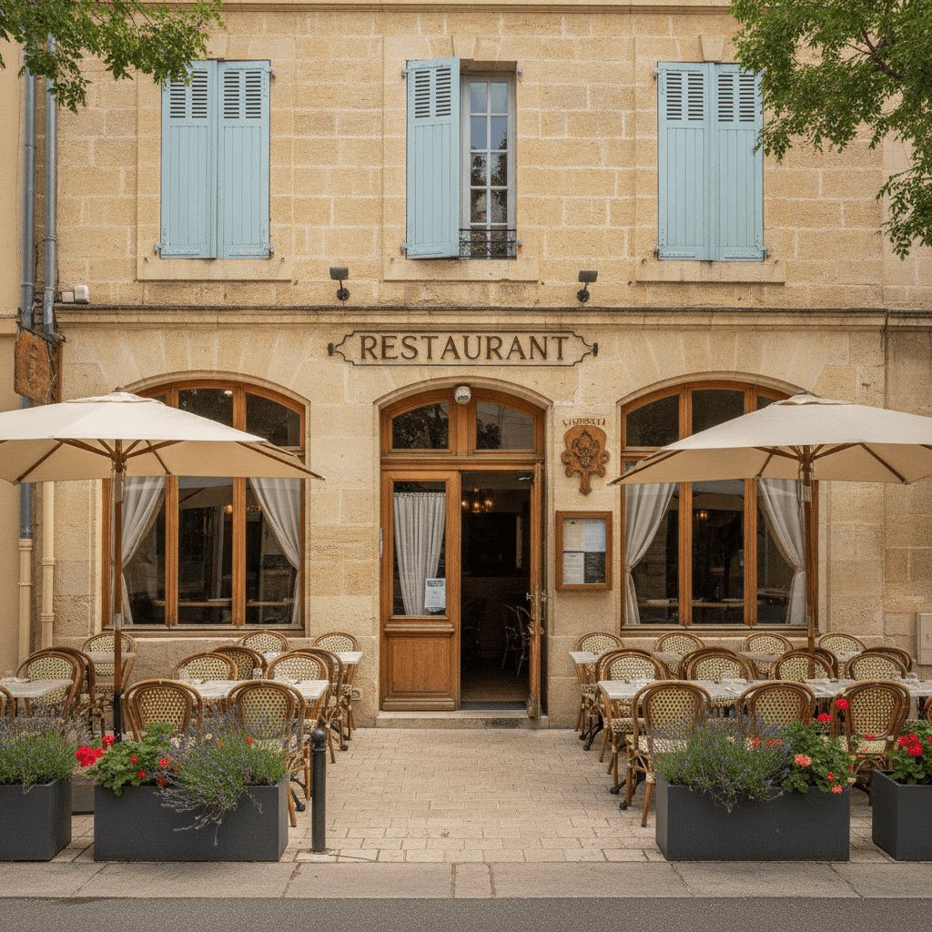 Restaurant 443m² à Aix-En-Provence : terrasse - licence IV