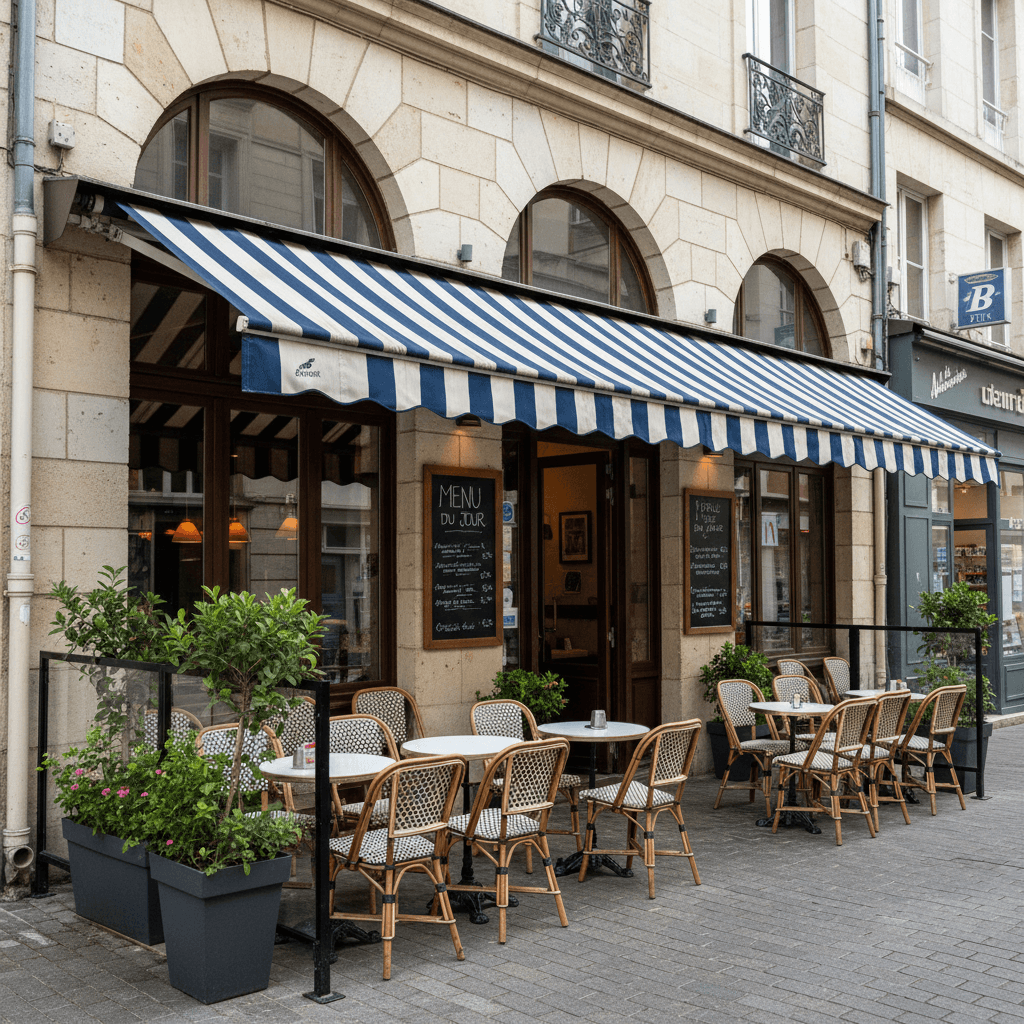 Fast-food 70m² à Lille : terrasse - licence IV