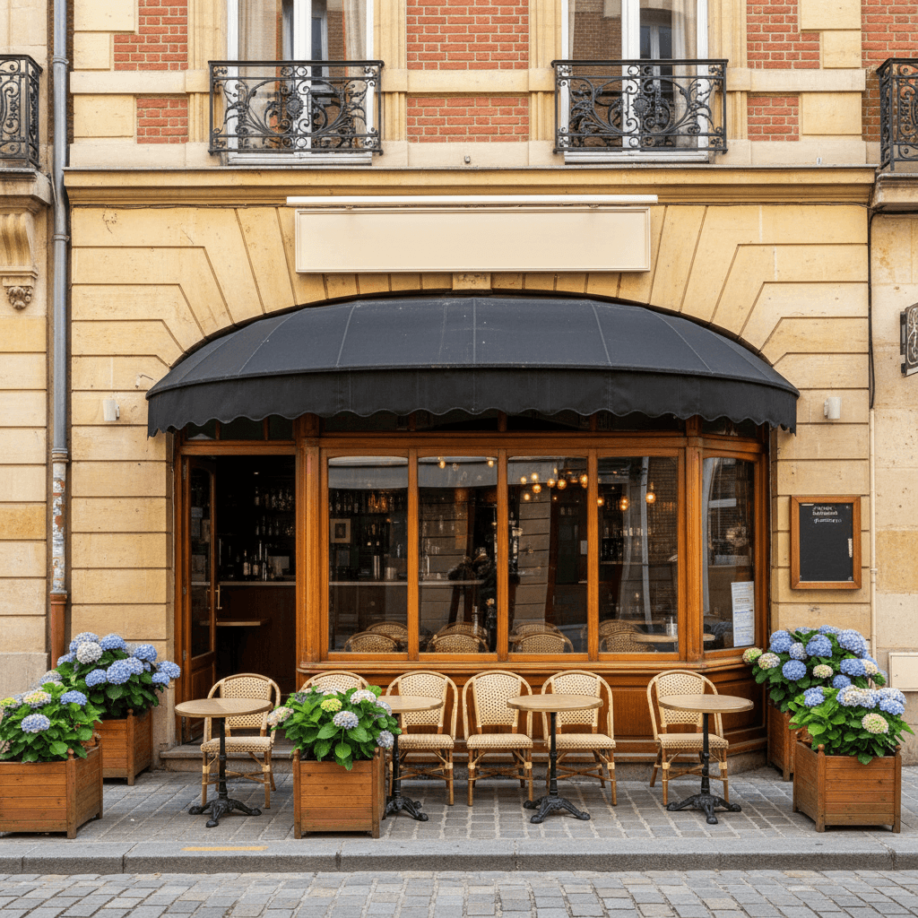 Restaurant 65m² à Lille : terrasse - licence IV