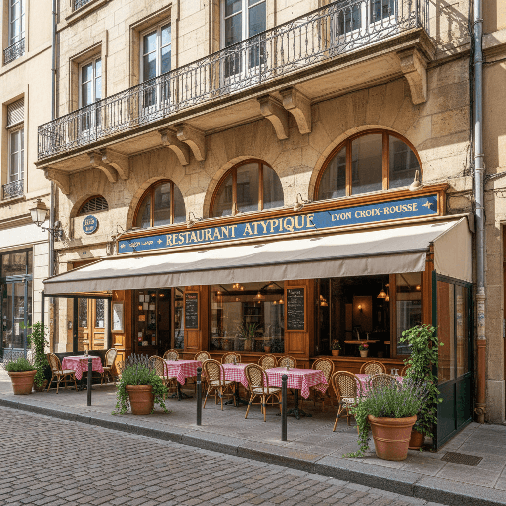 Restaurant 125m² à Lyon : terrasse - licence IV