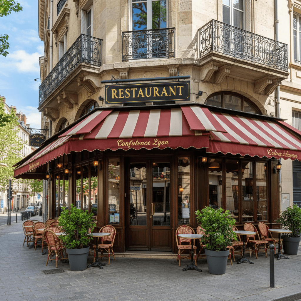 Restaurant 155m² à Lyon : terrasse - licence IV