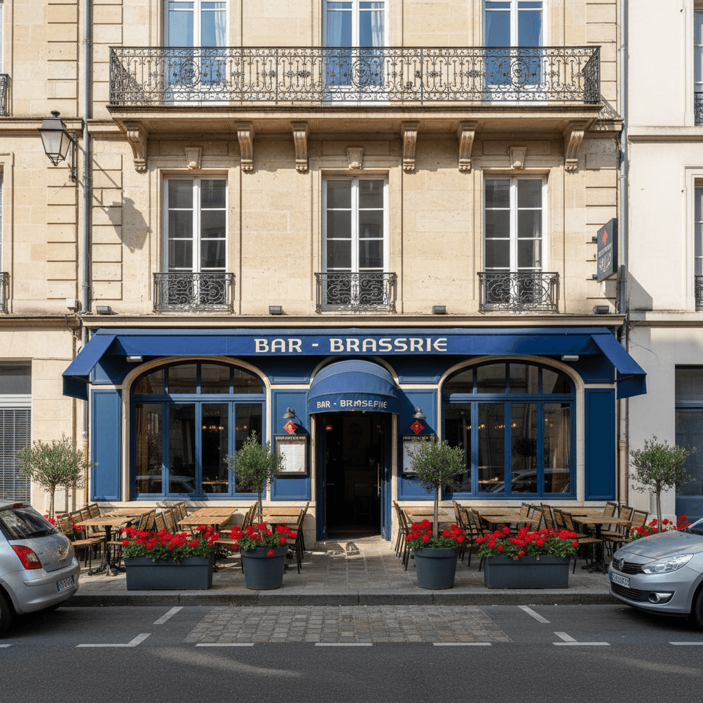 Bar-brasserie à Orléans : terrasse - licence IV