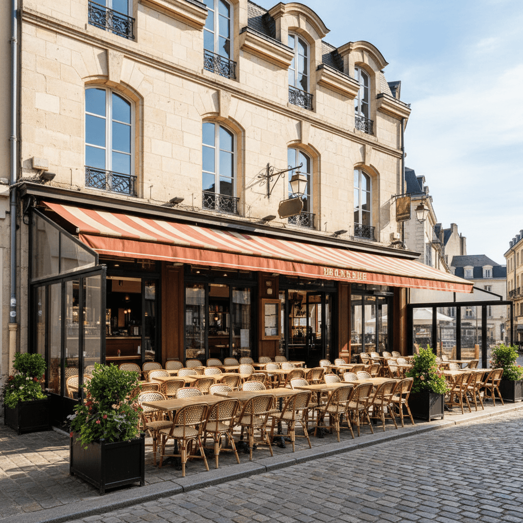 Bar-brasserie à Angers : terrasse - licence IV