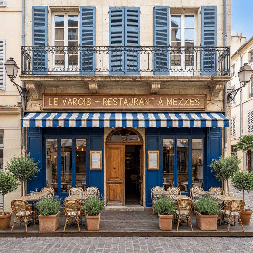 Restaurant à Toulon : terrasse - licence IV