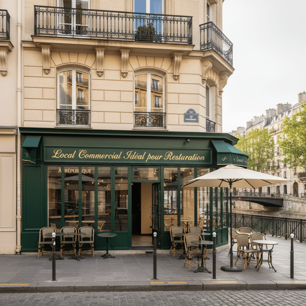 Local commercial idéal pour restauration à République