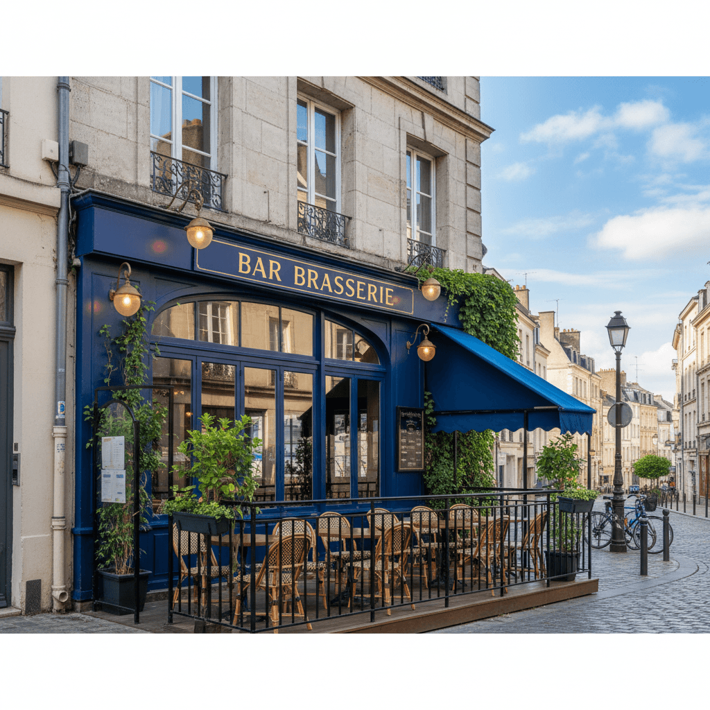 Bar-brasserie à Nantes : terrasse - licence IV