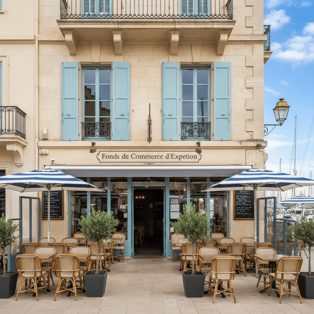 Restaurant 160m² à Marseille : terrasse - licence IV