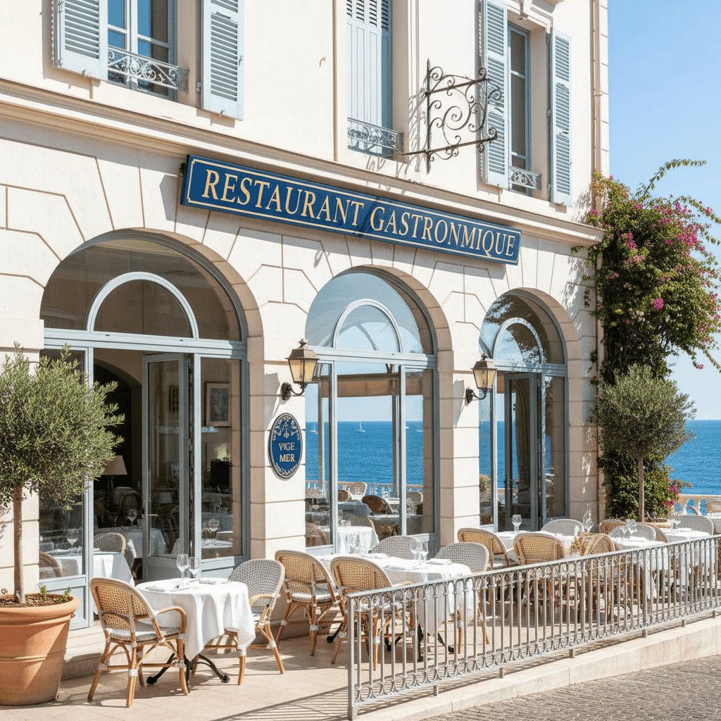 Restaurant 130m² à Nice : terrasse - extraction