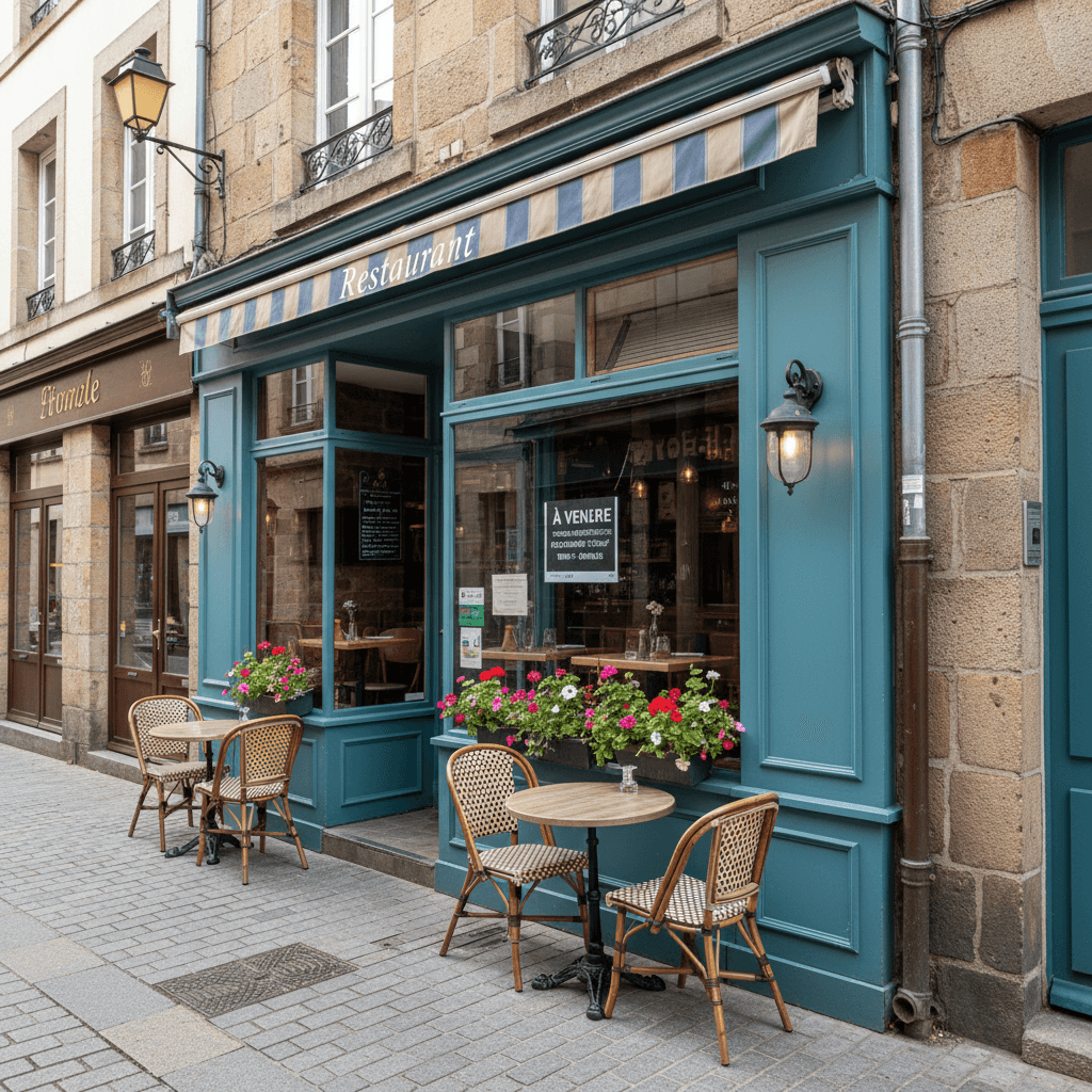 Restaurant 55m² à Rennes : extraction