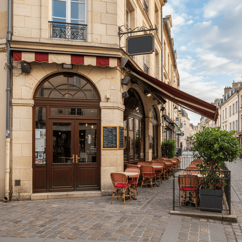 Bar-brasserie à Rouen : terrasse - licence IV