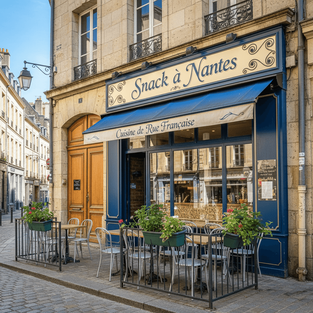 Snack à Nantes : terrasse