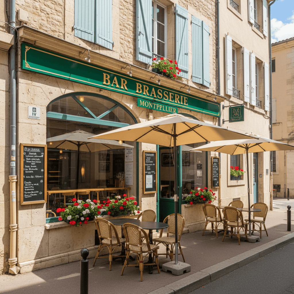 Bar-brasserie 80m² à Montpellier : licence IV