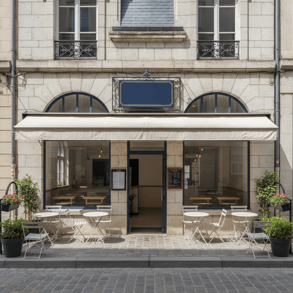 Fast-food 65m² à Lille : terrasse - licence IV