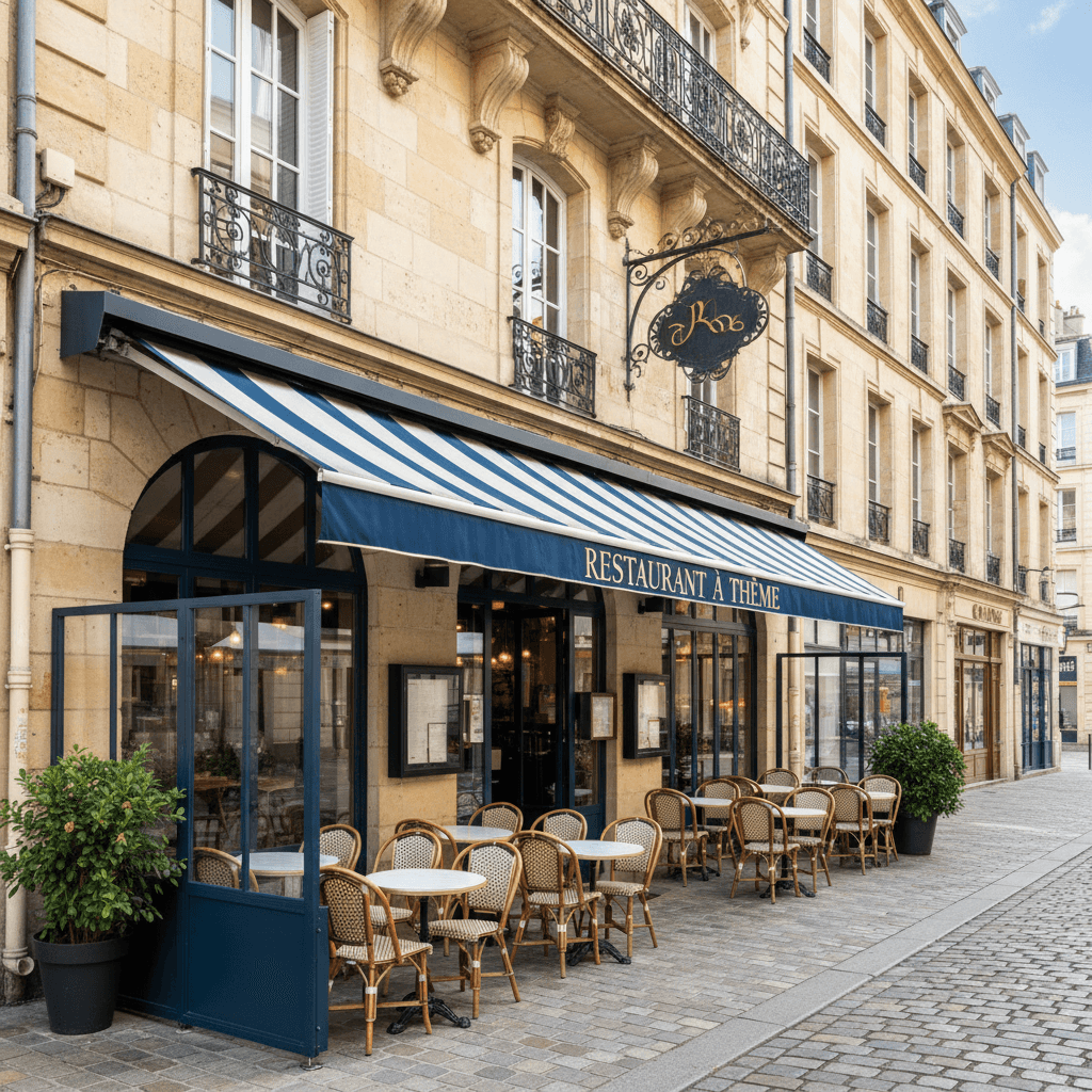 Restaurant 125m² à Nantes : terrasse - extraction
