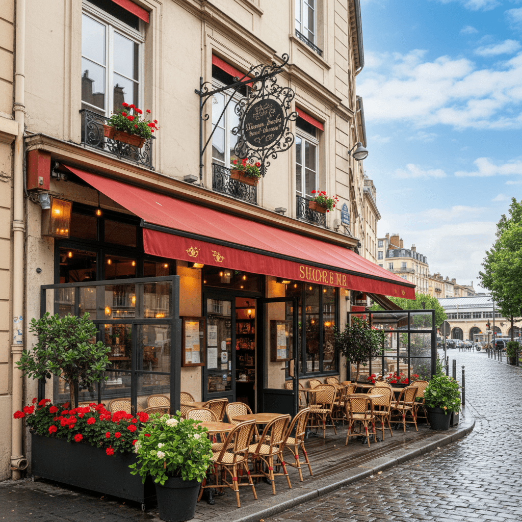 Restaurant 105m² à Lyon : terrasse - licence IV