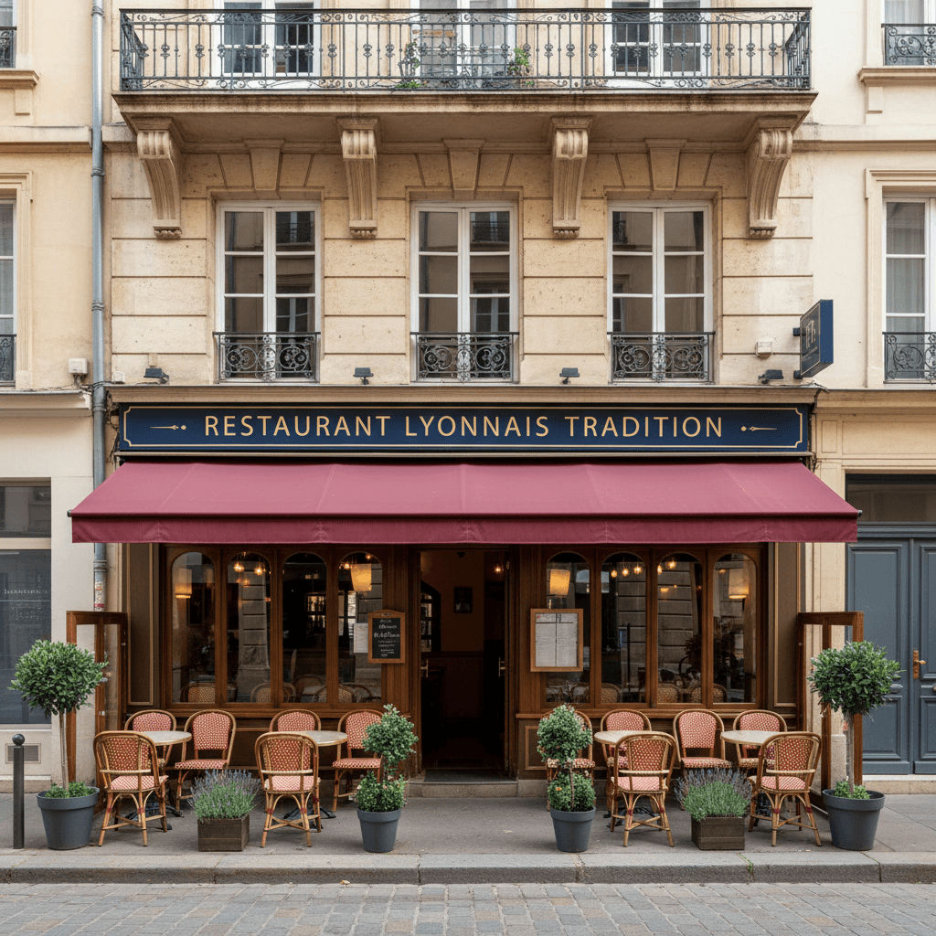 Restaurant 25 couverts à Lyon : extraction