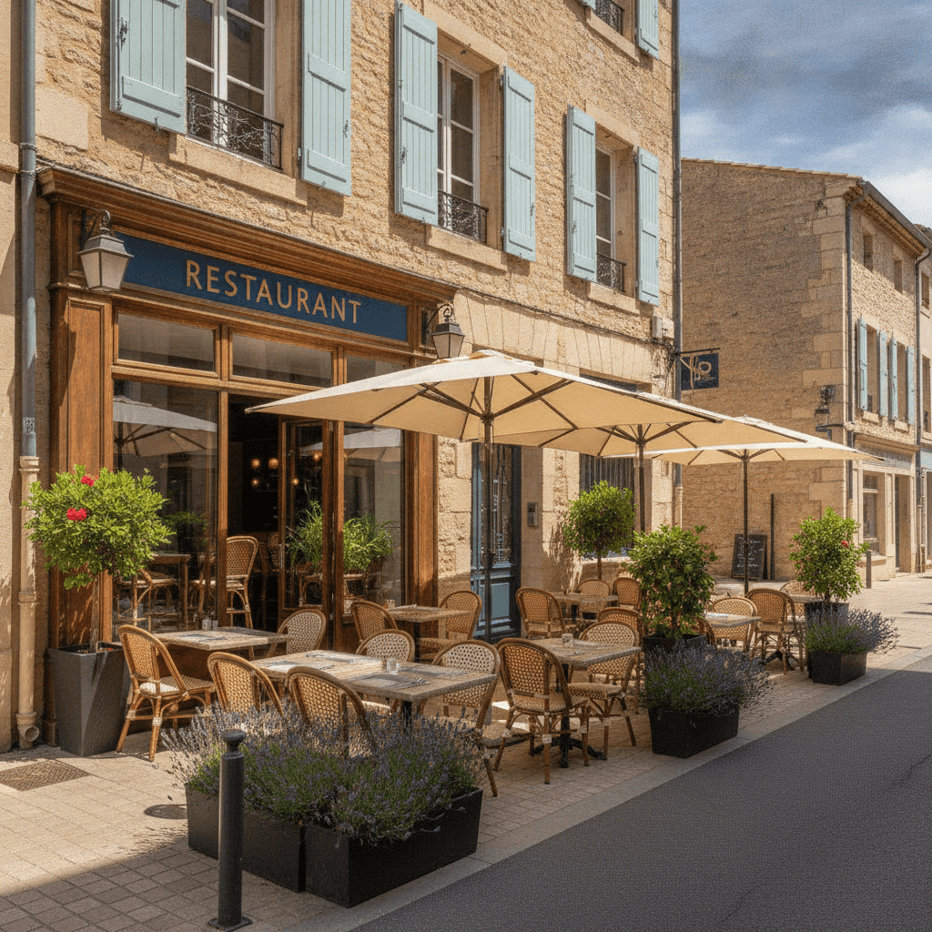 Restaurant 230m² à Montpellier : terrasse - licence IV