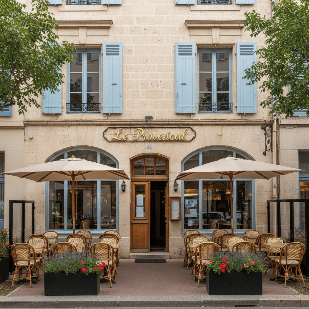 Restaurant à Toulon : terrasse - extraction