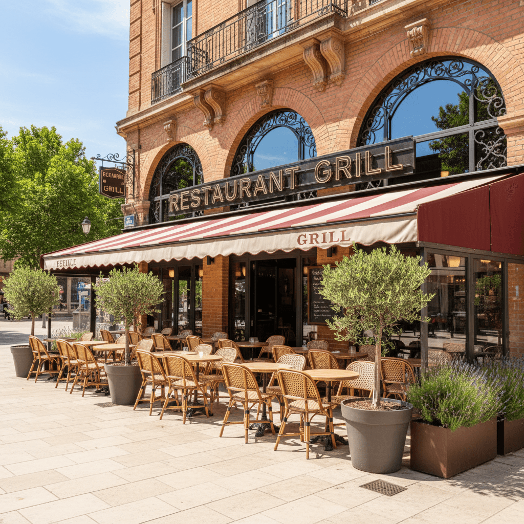 Restaurant à Toulouse : terrasse - licence IV