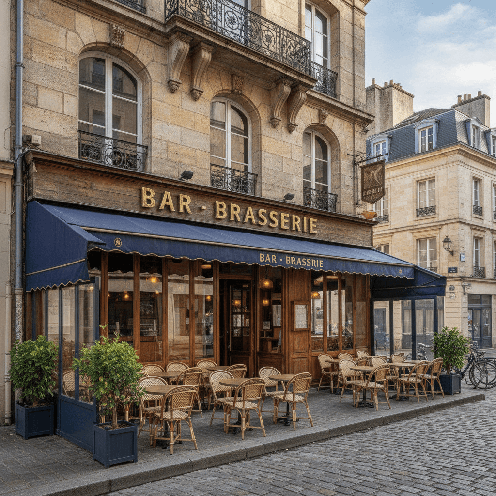 Bar-brasserie à Rouen : terrasse - licence IV