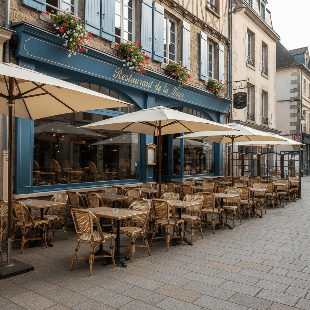 Restaurant à Rennes : terrasse - licence IV