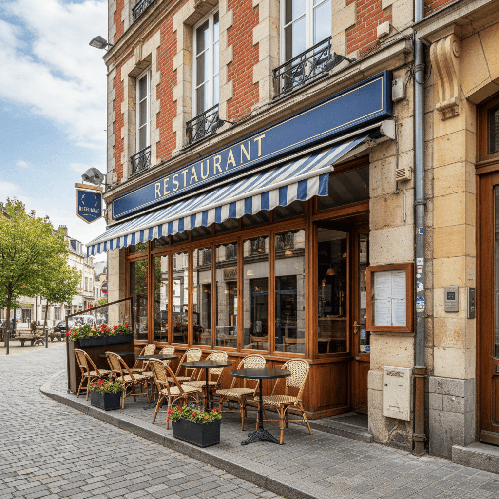 Restaurant 180m² à Lille : terrasse - licence IV