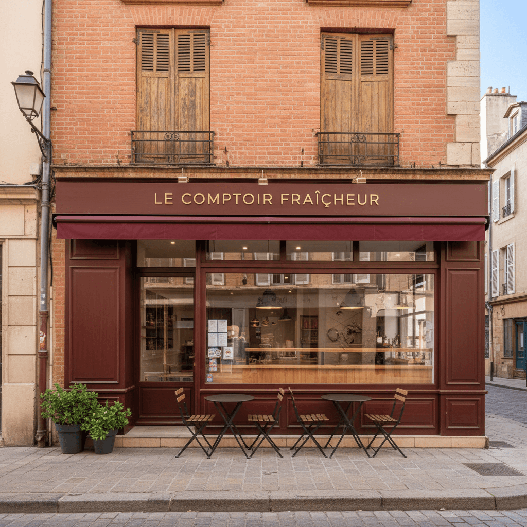 Snack 75m² à Toulouse : terrasse