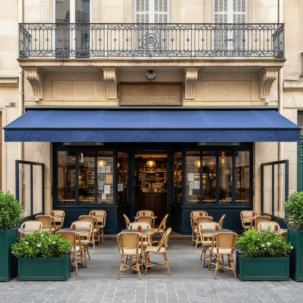 Bar-brasserie 75m² à Montpellier : terrasse - licence IV