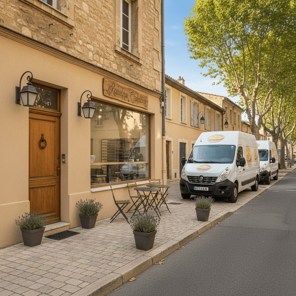 Fast-food 35m² à Aix-En-Provence : terrasse - licence IV