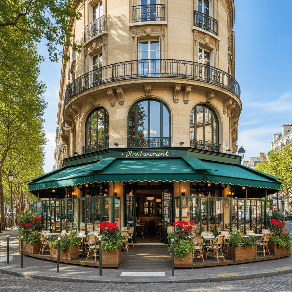 Restaurant d'exception avec terrasse à Paris