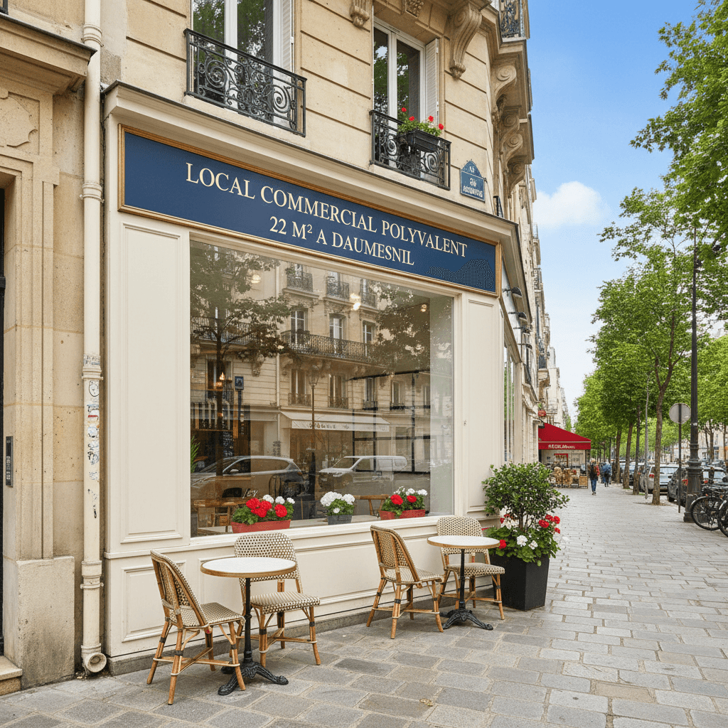 Local commercial polyvalent à Daumesnil, 22 m²