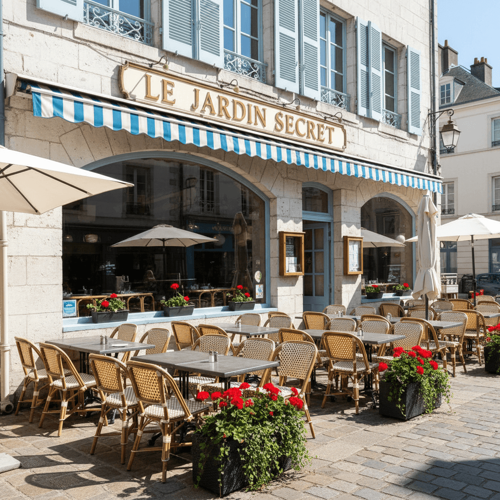 Restaurant 55m² à Nantes : terrasse - licence IV
