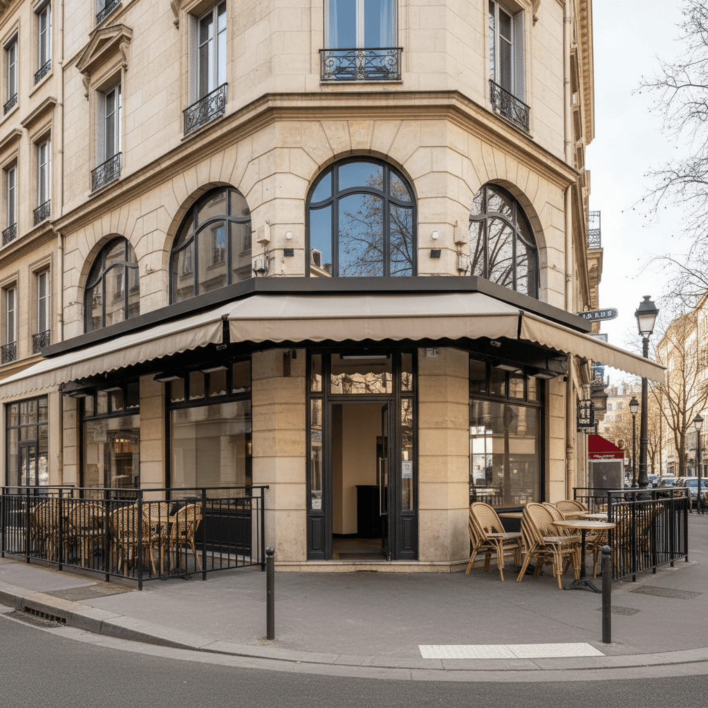 Bar-brasserie 72m² à Lyon : terrasse - licence IV