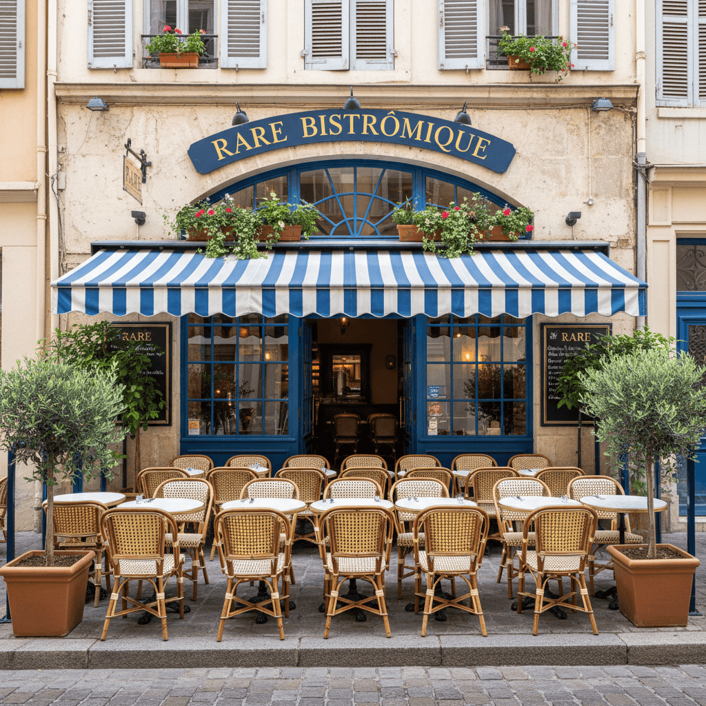 Restaurant à Nice : terrasse - licence IV