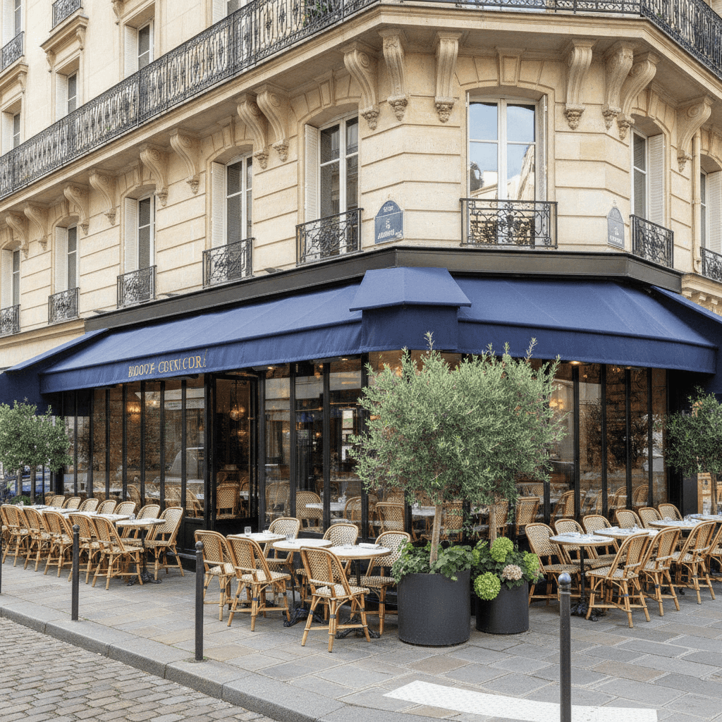Restaurant 130 couverts à Paris : terrasse - licence IV
