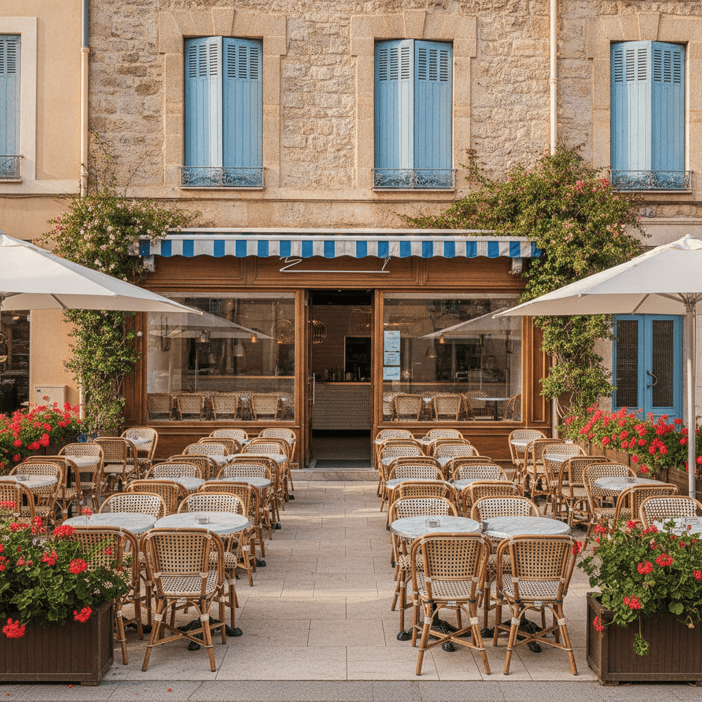 Snack 75m² à Nice : terrasse