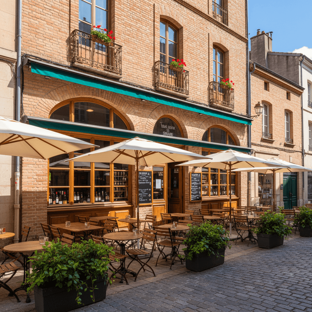 Bar-brasserie à Toulouse : terrasse - licence IV